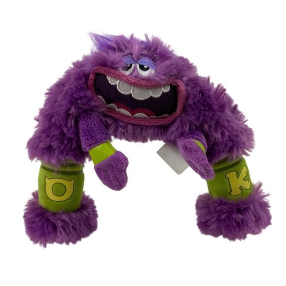 Disney Pixar Plush ART Purple 7" Monsters Inc University Stuffed Animal Toy - Picture 1 of 8